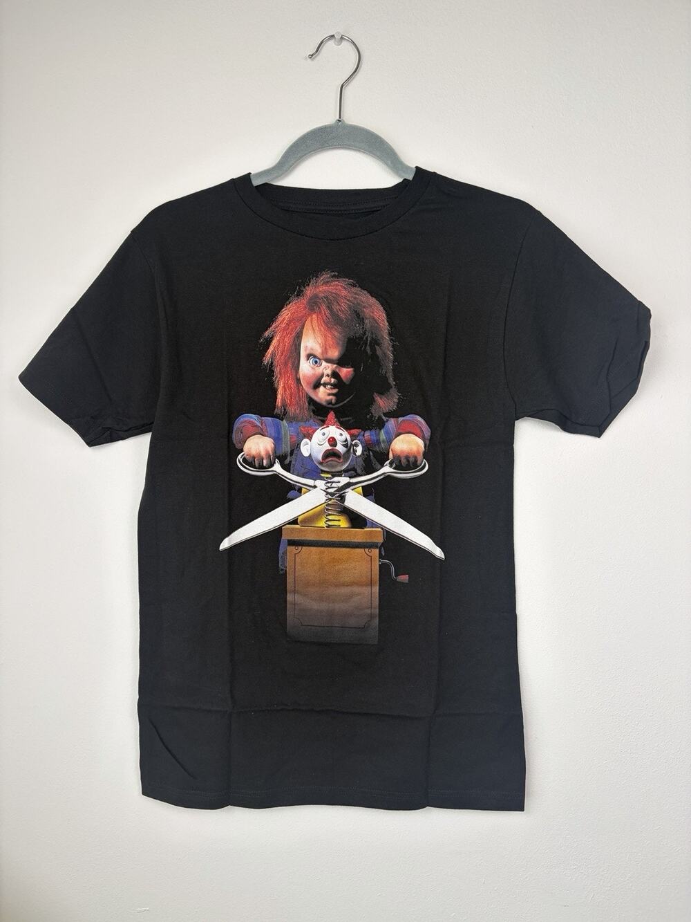 Chucky Child’s Play 2 T-Shirt XS Black Ripple Junction Horror Graphic Tee